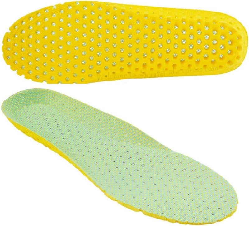HappyStep Replacement Insoles, Honeycomb Insoles, Keep Your Feet Dry and Clean, Preventing Foot Odor, Stopping Sweaty Feet (Man Size 4.5-7.5: Women Size 6-9)