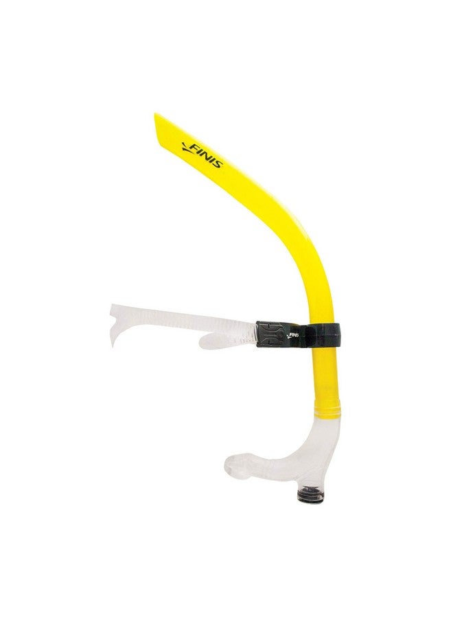 FINIS Original Swimmer'S Snorkel Center Mount Snorkel Set For Swimming Laps & Training Snorkel Gear With Adjustable Fit Silicone Mouthpiece And Purge Valve Junior Size - Image 2