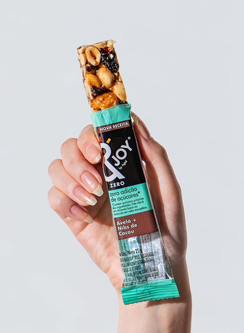 Enjoy snacks Enjoy Zero Sugar Nuts Bar Hazelnut Cocoa (Pack of 12) - Image 4