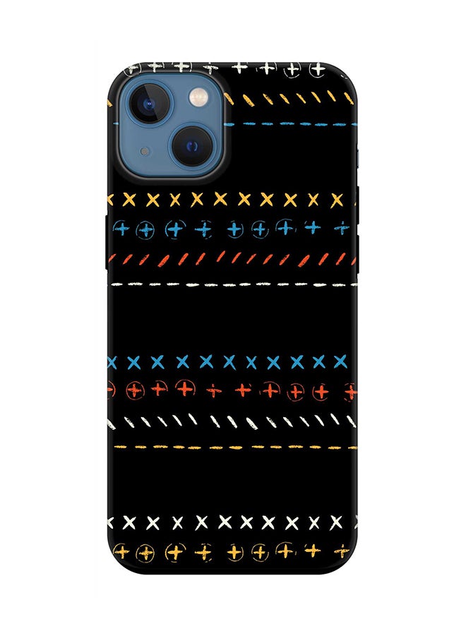 Stylizedd Tough Pro Series Case for Apple iPhone 14 Plus Case Dual Layer hybrid PC & TPU Customized Mobile Cover Shield with inner TPU protection Matte Finish - Basic Math 