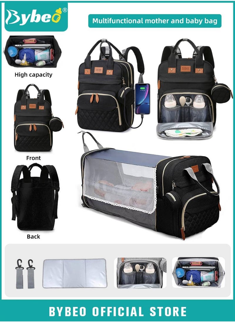 Baby Diaper Bag Backpack, Multifunction Diapers Changing Station for Boys Girls Outdoor and Travel, Infant Shower Gifts, Large Capacity, 900d Oxford, USB Port - pzsku/Z9662FD175319B1BB2A15Z/45/_/1702698174/d7622010-1501-41c9-9266-d5266ed42d20