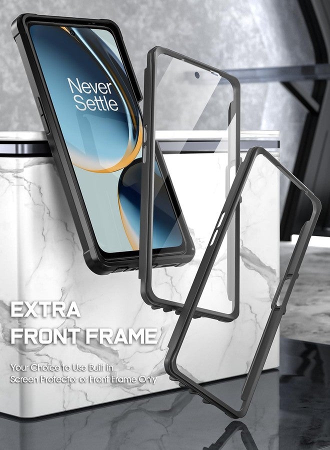 بويتيك جراب Poetic Guardian لهاتف OnePlus Nord N30 5G، [تم اختباره ضد السقوط من ارتفاع 20 قدمًا وفقًا للمعايير العسكرية]، غطاء حماية هجين كامل للجسم مقاوم للصدمات مع واقي شاشة مدمج، أسود/شفاف - Image 5