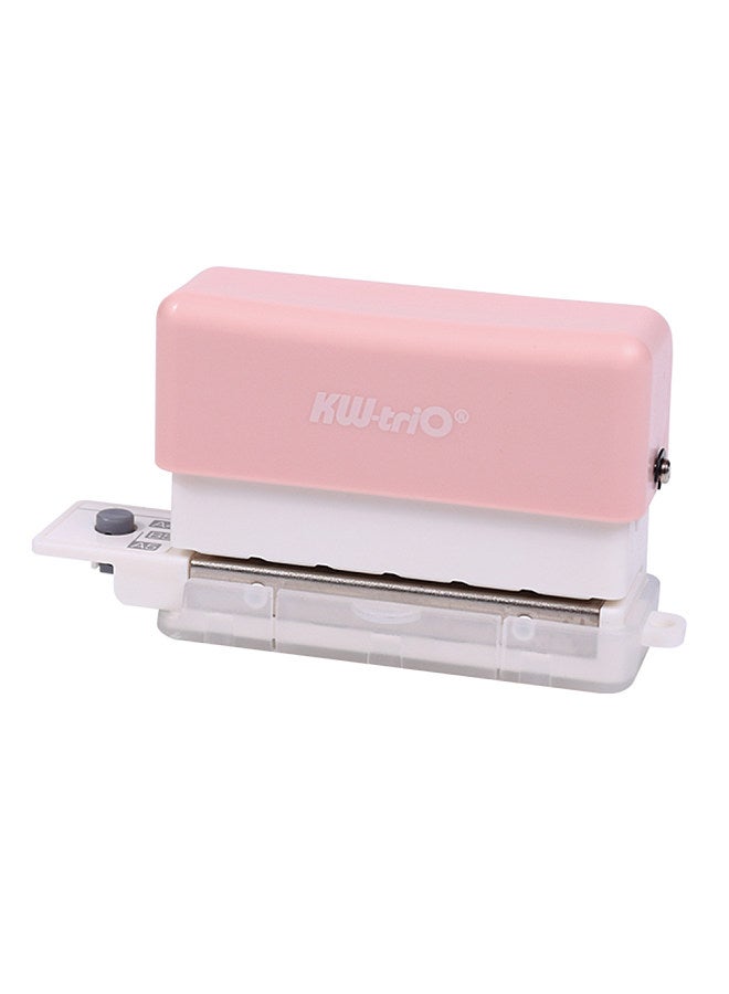 Kw-trio 6-Hole Paper Punch Handheld Mini Puncher Support Multiple 20/26/30 Hole Punching 5.5mm Aperture for A4 A5 B5 Notebook Scrapbook Diary Planner Calendars Agenda Greeting Card DIY  - Image 1