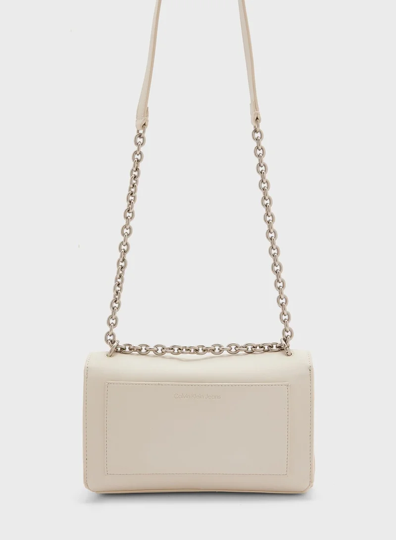CALVIN KLEIN Chain Detailed Flap Over Crossbody