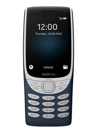 8210 Feature Phone with 4G connectivity, built-in MP3 player, wireless FM radio and classic Snake game (Dual SIM) – Blue - view 3