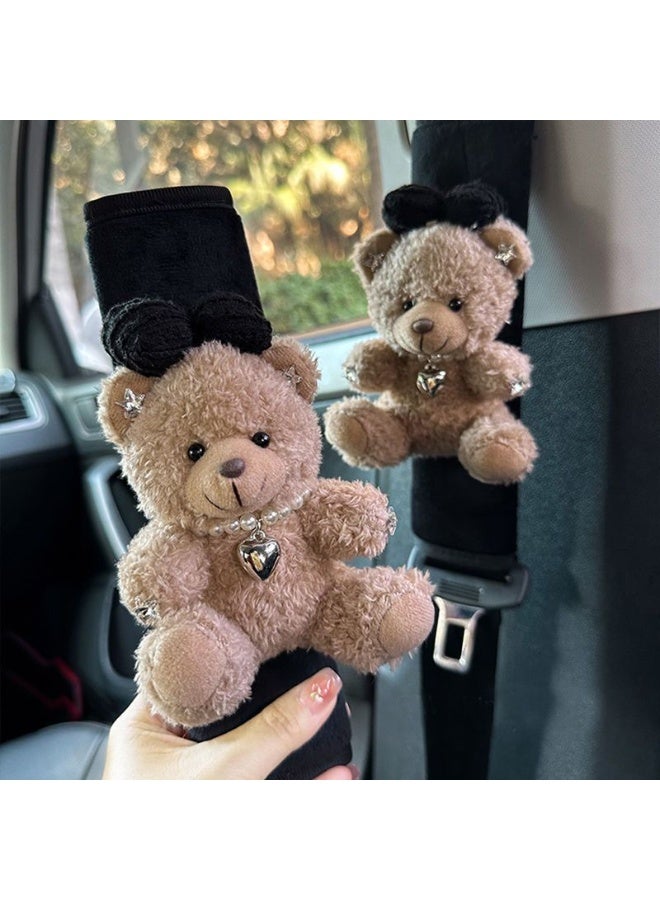 Mijioceon Car Seat Belt Shoulder Pad, Plush Cartoon Safety Belt Covers for Adult Kids, Seatbelt Shoulder Strap Pads Covers, Cute Car Seat Belt Cover Pad, for Shoulder Protector Car Accessories  - Image 2