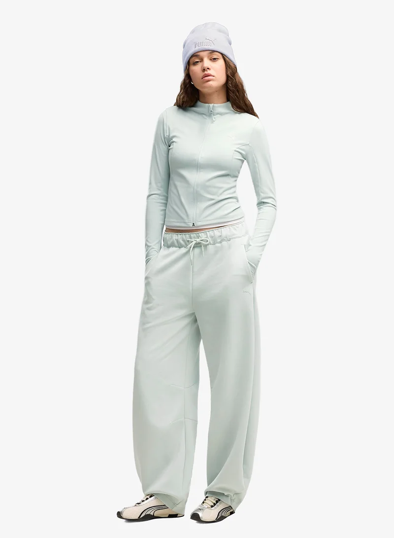 Puma Creme De Mint Pumatech Sense Relaxed Barrel Sweatpants for Women | Best Price UAE