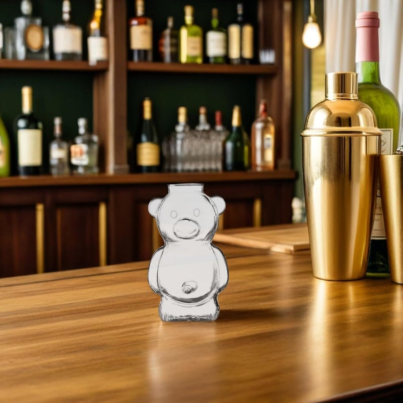 2pcs 320ml Glass Bear Drinking Mugs Cocktail Cups for Wine Coffee Juice Tea Home Bar Kitchen Restaurant - Image 5