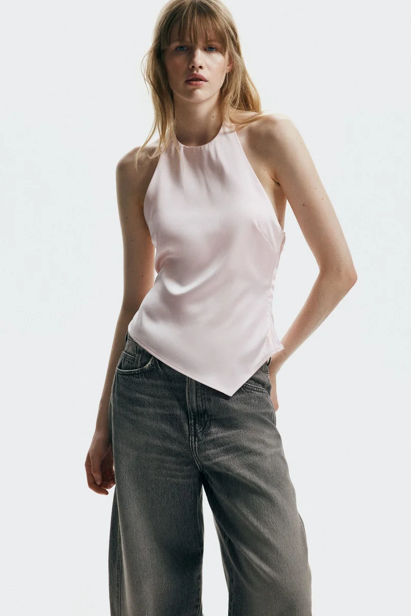 H&M Barrel Leg High Waist Jeans