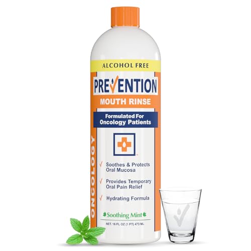PHS Brands Prevention Oncology Alcohol Free Mouthwash Soothing Gentle Moisturizing Mouthsore and Dry Mouth Mouthwash Specially Formulated for Patients Undergoing Oncology Treatment 16 oz Bottle 1Pack - Image 1