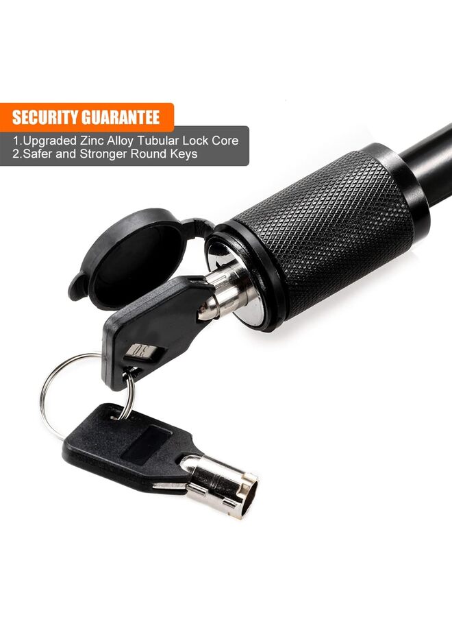 Trailer Hitch Receiver Lock, Dogbone Style Hitch Pin Lock Bent Pin for Class Receiver, Fits Bike Rack Tray Ball Mount for Towing Trailer Truck Car Boat RV - Image 3