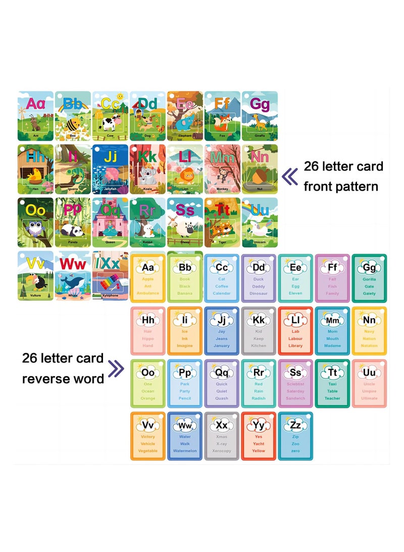 SYOSI Alphabet Water Coloring Cards | Educational Toys for Toddlers | ABC Letter Learning Set | Reusable Water Coloring Toy | Perfect Gift for 3-5 Year Old Kids - Image 3