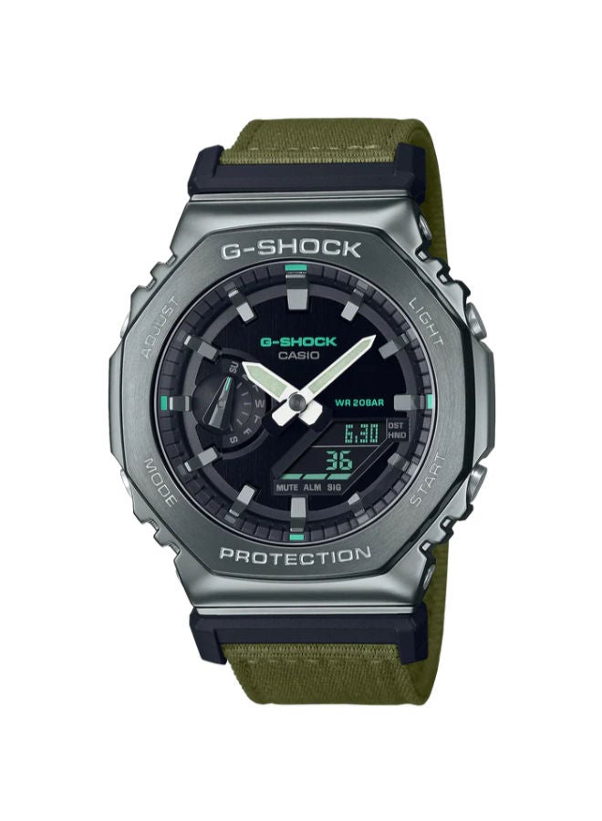 CASIO Fabric Analog+Digital Wrist Watch GM-2100CB-3ADR - Image 1