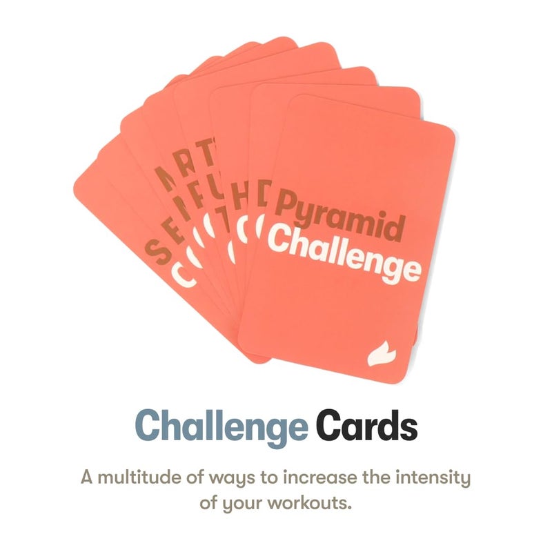 Habit Nest Dumbbell Elevate Exercise Cards: Home Workout Series Card Deck - Comprehensive At-Home Fitness System with 65 Exercises, 8 Bonus Challenges, and 4 Unique Workout Formats. - Image 5