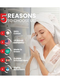Infinitee Xclusives Premium Navy Blue Hand Towels - Pack of 6, 16 x 28 Inches (41 x 71cm) Bathroom Hand Towel Set, Hotel & Spa Quality Hand Towels for Bathroom, Highly Absorbent and Super Soft Bathroom Towels by Infinitee Xclusives  - Image 3
