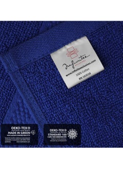 Infinitee Xclusives Premium Navy Blue Hand Towels - Pack of 6, 16 x 28 Inches (41 x 71cm) Bathroom Hand Towel Set, Hotel & Spa Quality Hand Towels for Bathroom, Highly Absorbent and Super Soft Bathroom Towels by Infinitee Xclusives  - Image 5