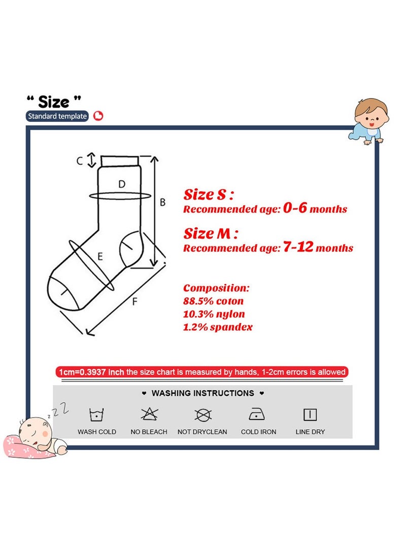 ريدمابليتيك طقم قبعات وقفازات من القطن الخالص لحديثي الولادة مضاد للخدش مكون من 14 قطعة - Image 4