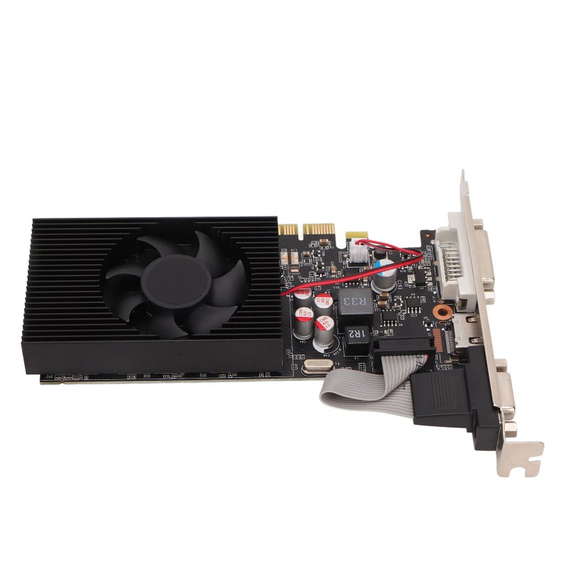 بطاقة رسومات GT730 بـ 128 بت و 4 جيجابايت ذاكرة DRR3 واجهة PCI Express 2.0 X8 وواجهات муلтимيديا عالية الدقة DVI و VGA بطاقة رسومات رقيقة لأجهزة الكمبيوتر الشخصي - Image 5