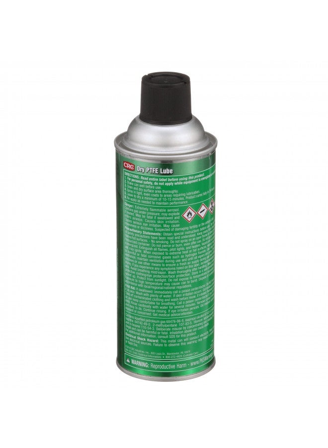 Crc Dry Ptfe Lube, 10 Wt Oz, Nsf H2 Registered Lubricant With Advanced Dry Film Technology, Plastic-Safe, Aerosol Spray - Image 2