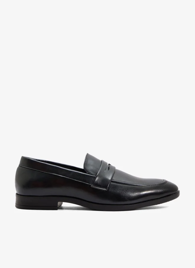 Saddle Detail Classic Formal Slip Ons