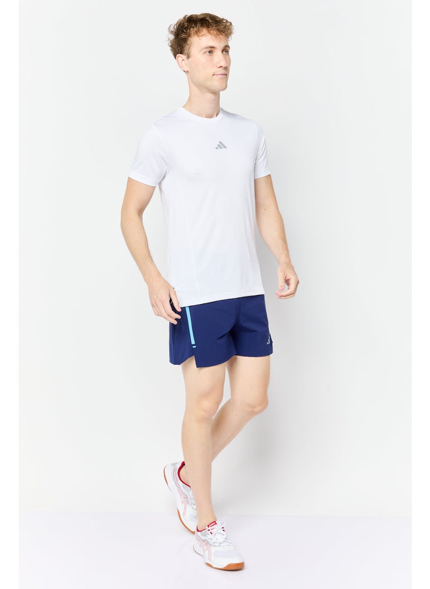 Adidas Men Sportswear Fit 5 Inseam Training Shorts, Blue  - Image 2