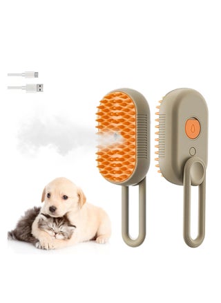 Steamy Cat Brush - 3 In1 Cat Steamy Brush, Self Cleaning Steam Cat Brush, Cat Steamer Brush for Massage, Cat Hair Brush for Removing Tangled and Loosse Hair(Brown) - pzsku/Z9663FD8F69FE9ED5065FZ/45/_/1723533263/25f1cc0c-9c6d-441d-a0e8-16704aab9b9b