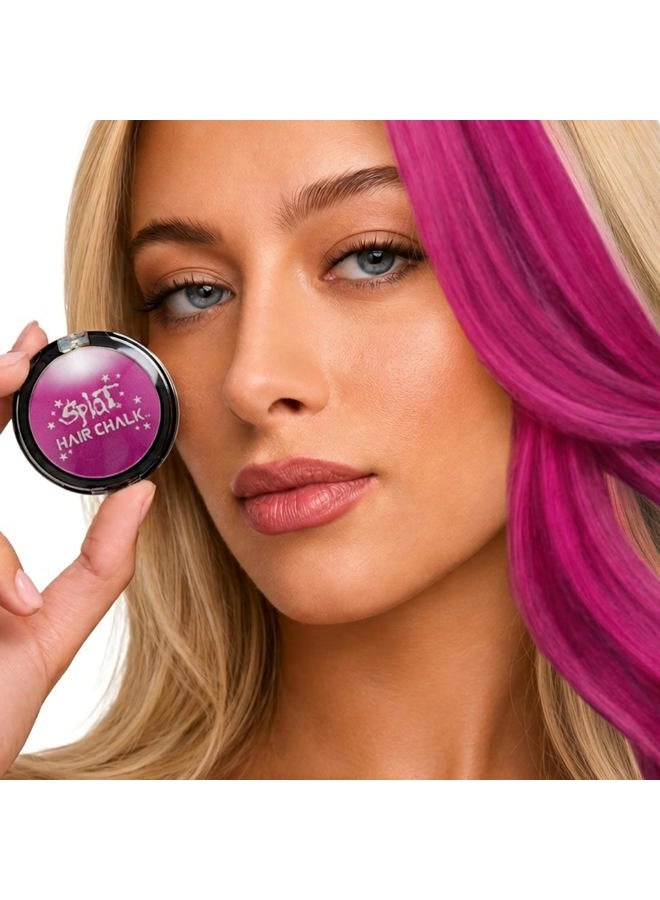 SPLAT Hair Chalk (Pink Hearts) - One Day Hair Color - Washes out with Shampoo - Image 2