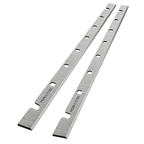 POWERTEC 12-1/2 Inch Planer Blades for DeWalt DW733 Planer, Replacement for DW7332 Planer Knives, Set of 2 (12809) - Image 1