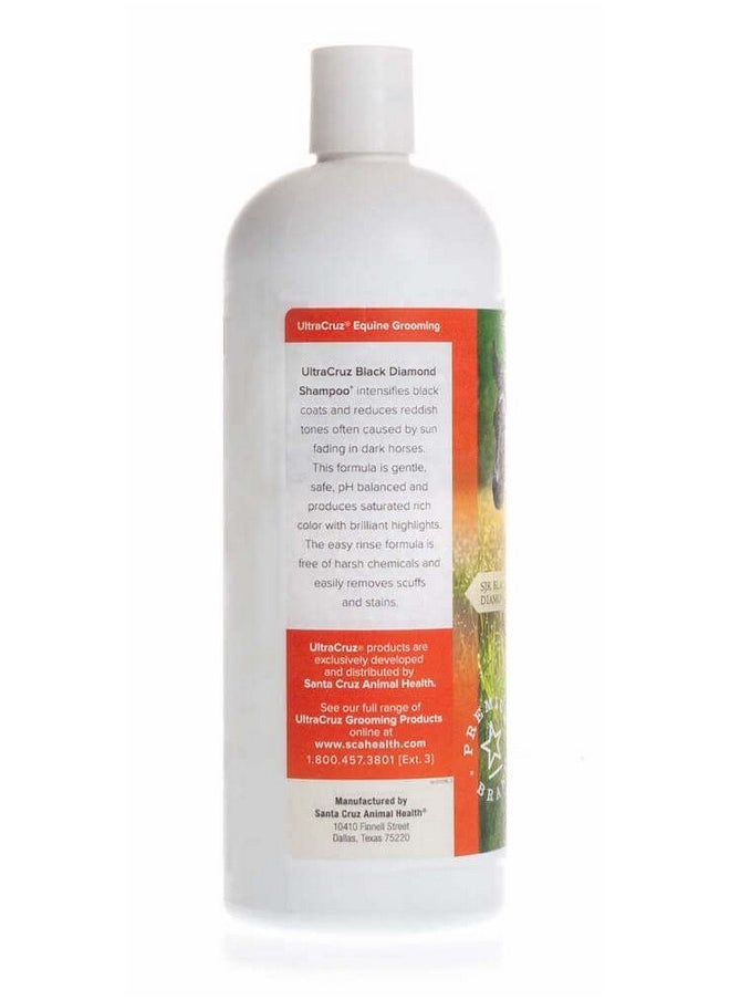 UltraCruz UltraCruz Equine Black Diamond Horse Shampoo and Conditioner Bundle, 32 oz Each  - Image 2