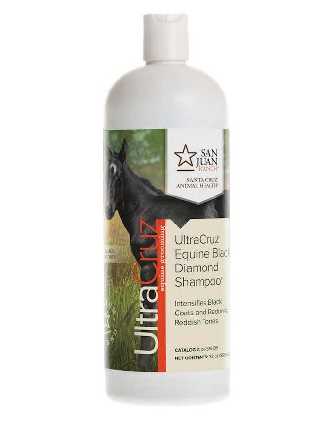 UltraCruz UltraCruz Equine Black Diamond Horse Shampoo and Conditioner Bundle, 32 oz Each  - Image 3
