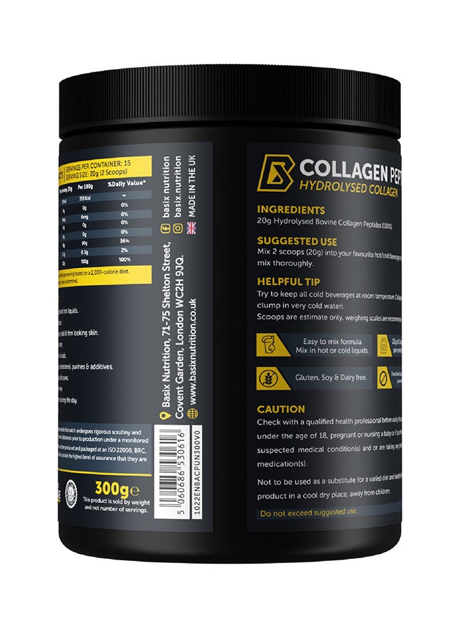 Basix Collagen Peptides 300G - Image 2