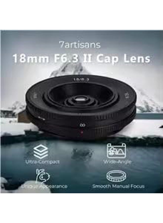 7artisans 18MM F6.3 Mark II UFO Lens for Fuji Mount, APS-C, Prime Lens, Ultra-Thin Compact Mirrorless Cameras for FUJIFILM XM-H/XP/XE/XA/XT/XS Series - Image 3