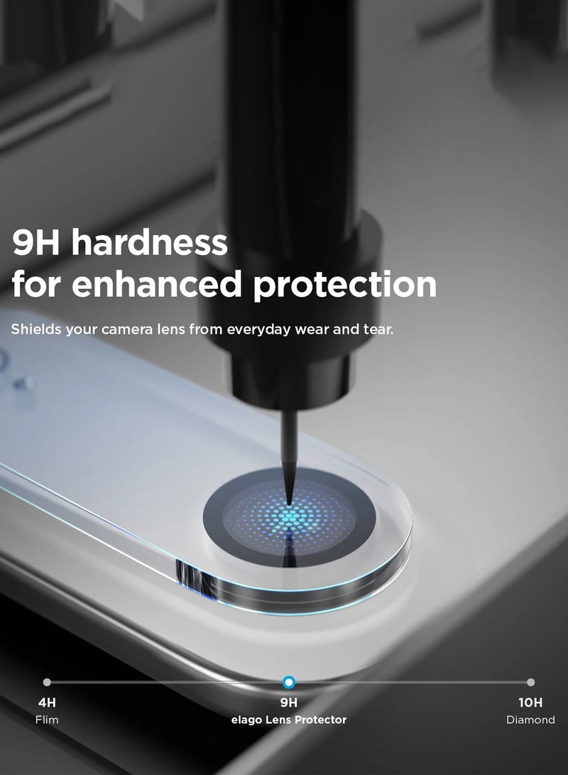 دبليو تيك حزمة حماية شاملة آبل آيفون إير 5G 2025 ثلاثية الوظائف: غطاء شفاف فائق مضاد للصدمات مع ماجسيف، واقي شاشة زجاجي كامل، وواقي عدسة الكاميرا لحماية 360، سهل التركيب - شفاف/أسود - Image 2