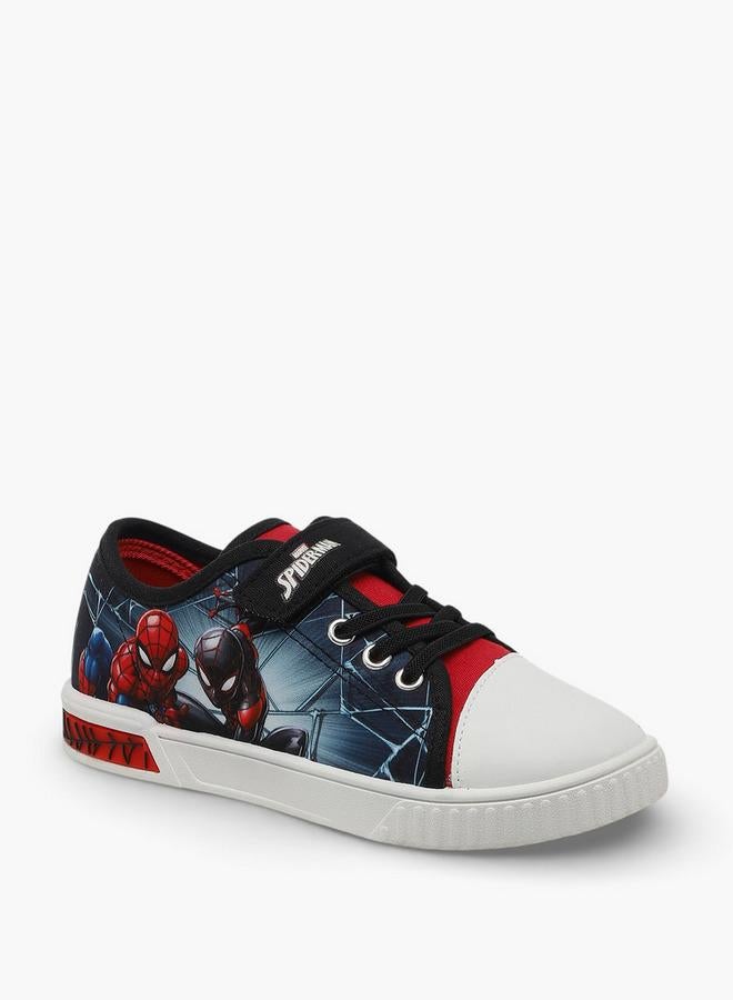 Marvel Heroes Boys Hook & Loop Ankle School Sneakers - Image 2