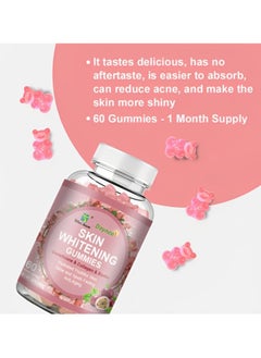 Daynee OilsVegan Collagen Glutathione Skin Whitening Gummies, Unisex - Promotes Beautiful Skin, Hair, Nails & Eyelashes 60 Gummies  - Image 2