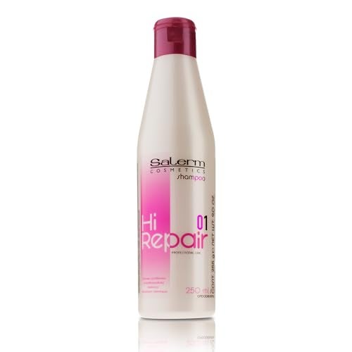 SALERM  Repair Shampoo  Hi Repair Shampoo  250 ml  Deep Hydration for Damaged Hair  Repairs and Rejuvenates  Shinier and Softer Hair  Immediate Effect