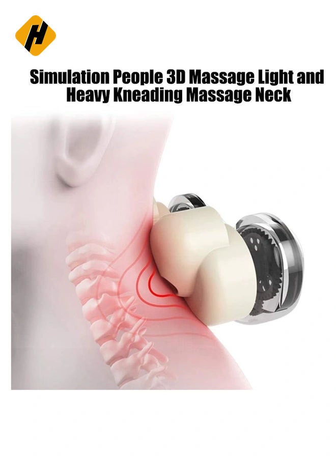 HuHa Rechargeable U Shaped Cervical Massage Pillow Neck Massager Vibration Neck Massage Pillow, Multifunctional Shoulder and Neck Electric Massager for Relax Muscles - Image 4