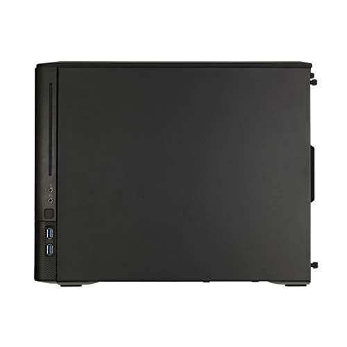 Fractal Design Node 804 - Black - Cube Compact Computer Case - mATX - High Airflow - Modular Interior - 3X Fractal Design Silent R2 120mm Fans Included - USB 3.0 -Window Side Panel - Image 4