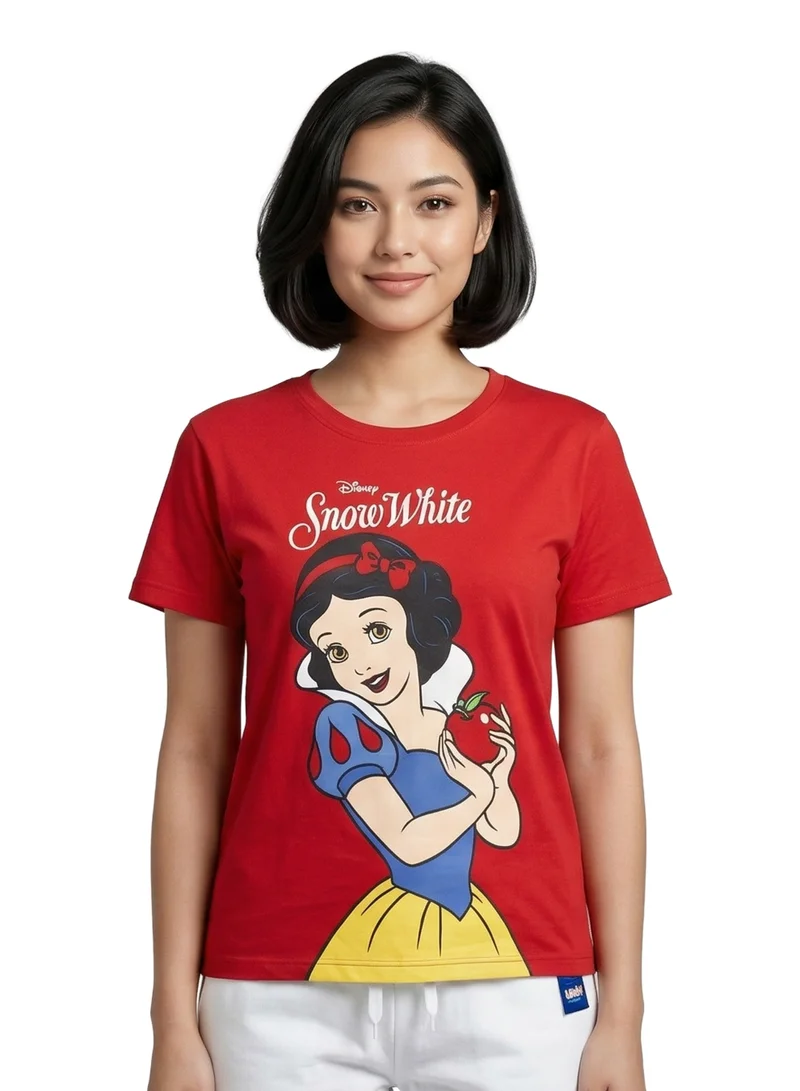 ديزني Disney Snow White Classic Red Women’s T-Shirt