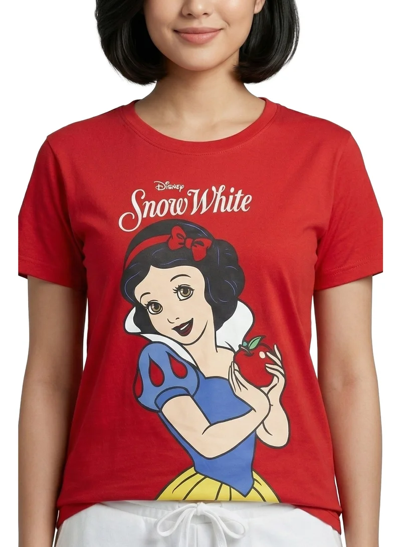 ديزني Disney Snow White Classic Red Women’s T-Shirt
