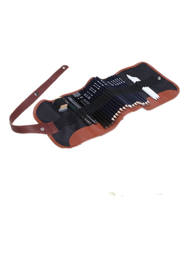 NIBEMINENT 36-Pieces Of Professional Drawing Pencil Set Black - Image 1