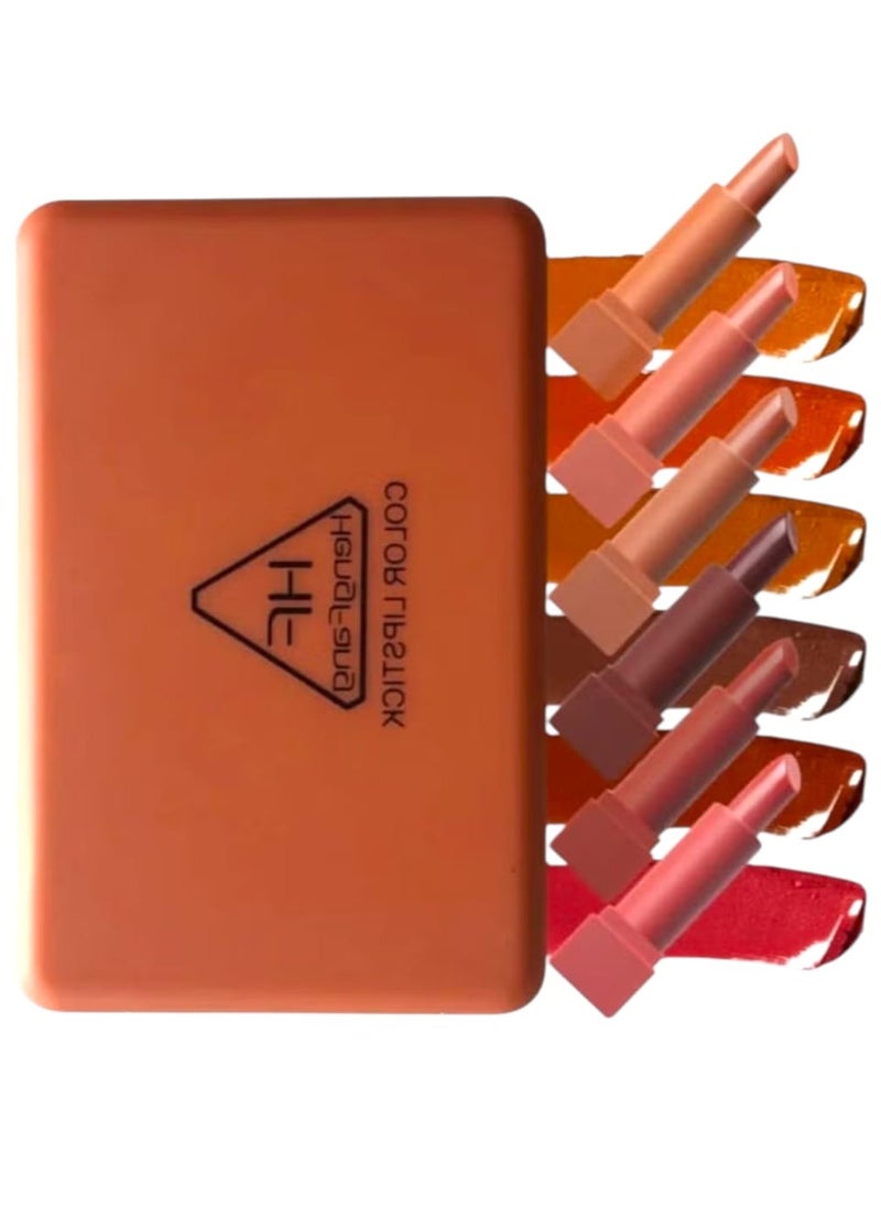 Heng Fang - 9-Color Eyeshadow Palette with 6-Piece Multi-Color Lipstick - Image 1