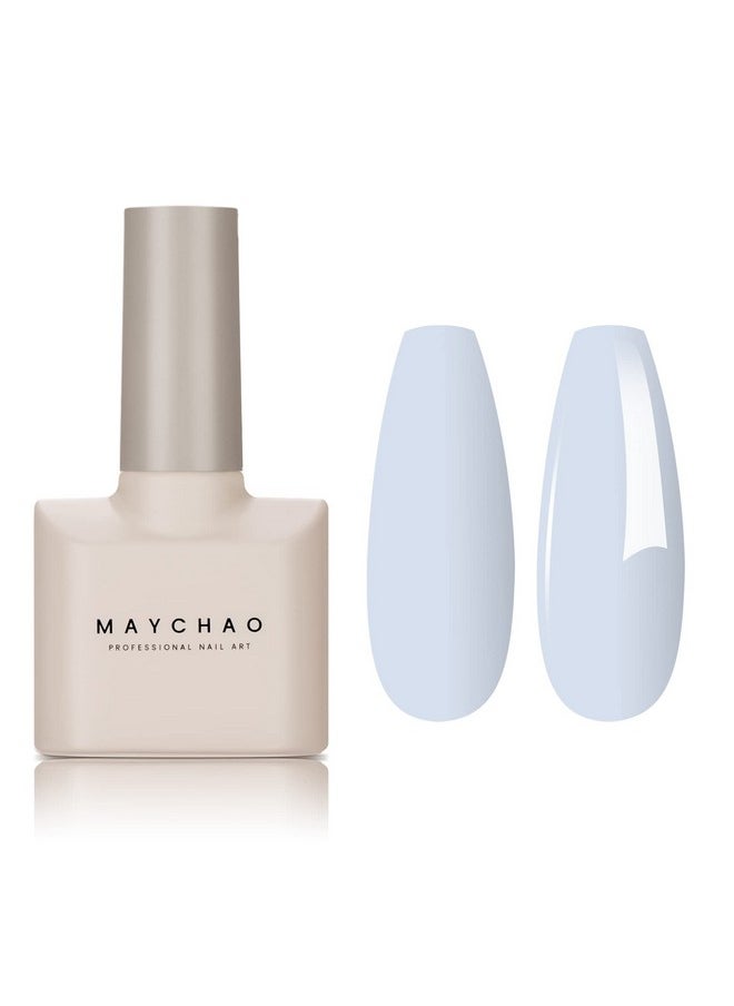 MAYCHAO - 15Ml Blue Gel Nail Polish 1Pc Baby Blue Gel Polish Soak Off Uv Led Nail Polish Nail Art Starter Manicure Salon Diy At Home 0.5 Oz - Image 1
