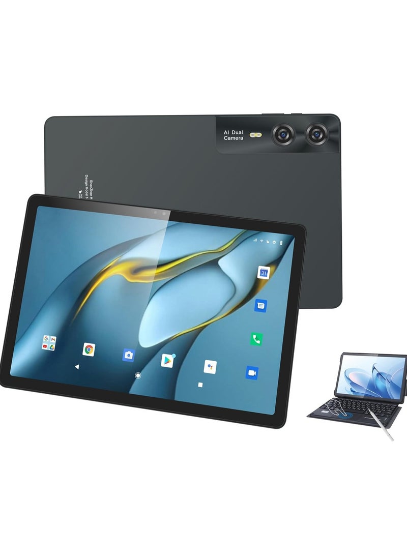 REBENUO CM11000 Plus 10.95" Smart Tablet  Android 14 Kids Computer Tab  Touchpad Wireless Keyboard and Stylus,Dual SIM 5G LTE WiFi,Zoom & Tiktok Supported with Protective Cover - Black.Latest version for 2025 - Image 1