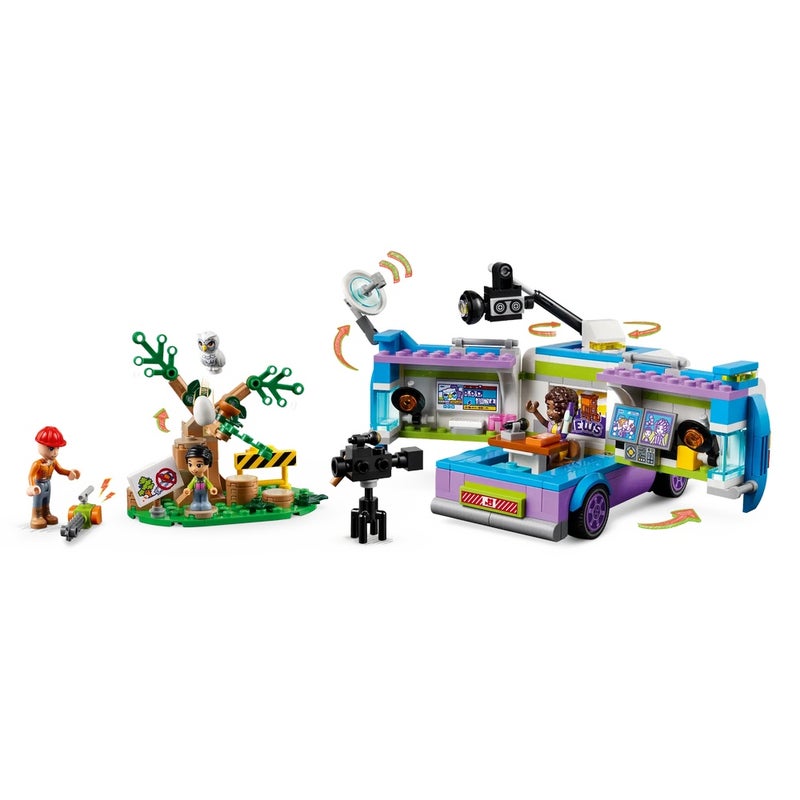 LEGO - Friends Newsroom Van 446 Pieces - 41749 - Image 3