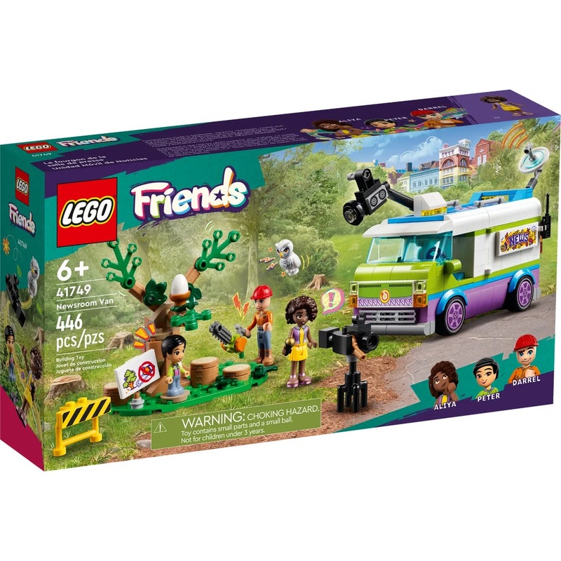 LEGO - Friends Newsroom Van 446 Pieces - 41749 - Image 1