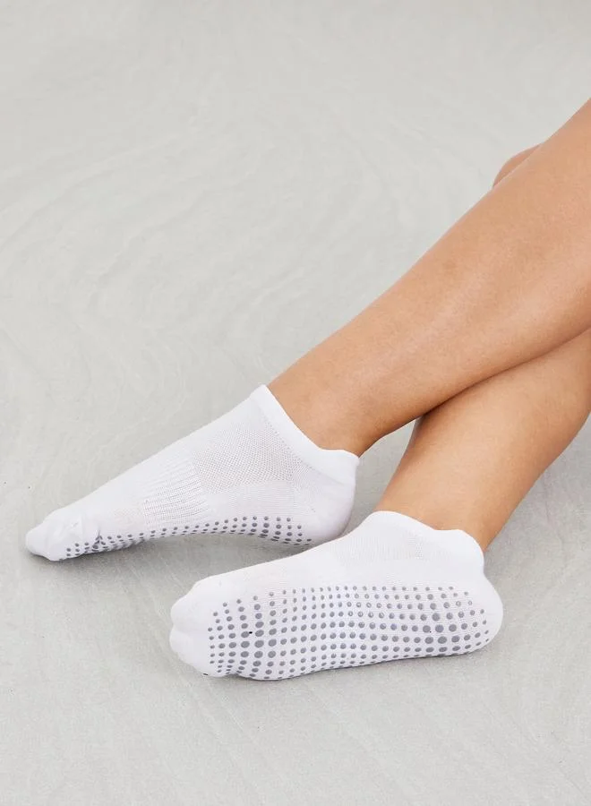 Styli Styli Set of 2 - Multi Breathable Insert Silicon Base Yoga Socks
