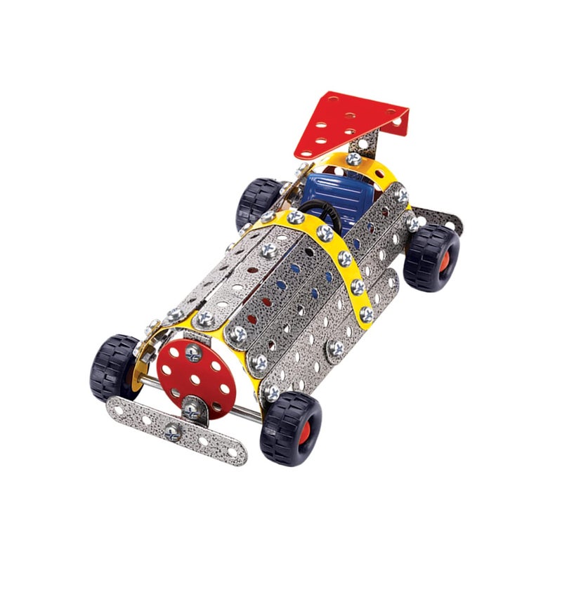 TOYZTREND Toysbox MEC - O - Tec Vintage Cars Metal Construction Toy, Building Blocks, Educational Toys for 6+ yrs Boys and Girls, Multicolor - Image 1