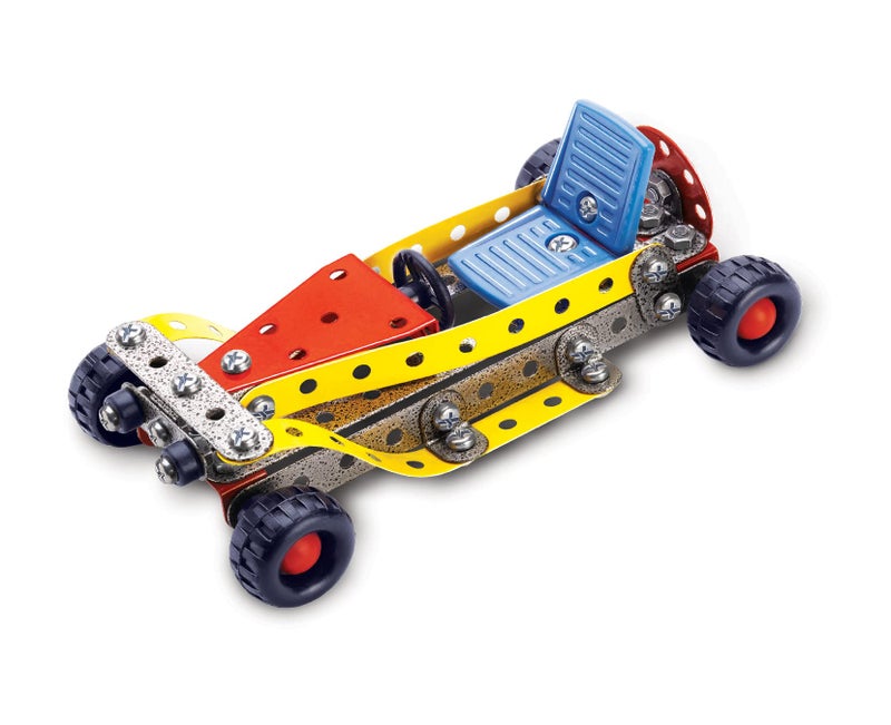 TOYZTREND Toysbox MEC - O - Tec Vintage Cars Metal Construction Toy, Building Blocks, Educational Toys for 6+ yrs Boys and Girls, Multicolor - Image 5
