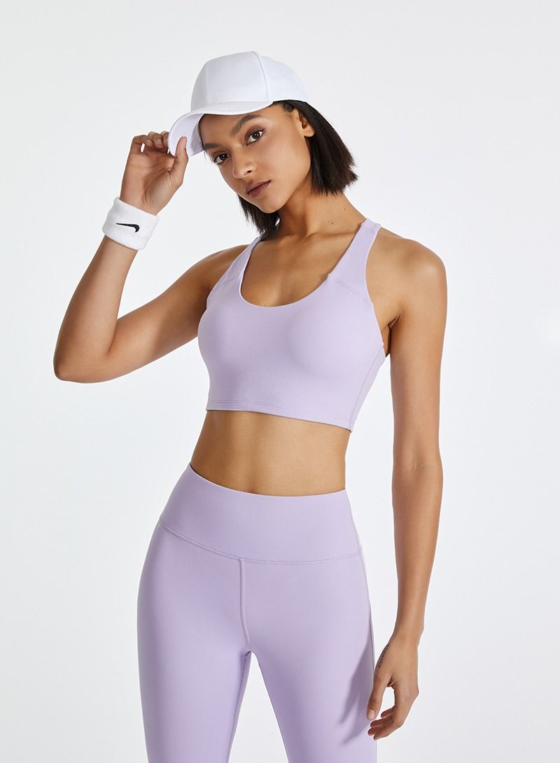 Loquat Yoga Sports Running Fitness Tops Purple  - Image 3